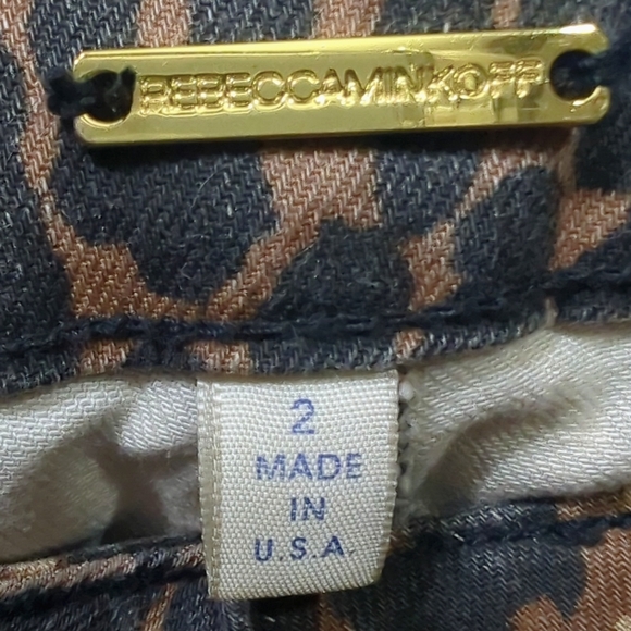 NWT Rebecca Minkoff Cheetah/Leopard Skinny Jeans - Picture 7 of 10